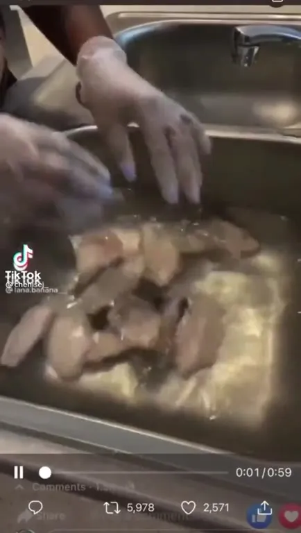 Cleaning Chicken With Clorox