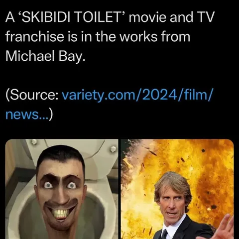 Michael Bay Skibidi Toilet Movie