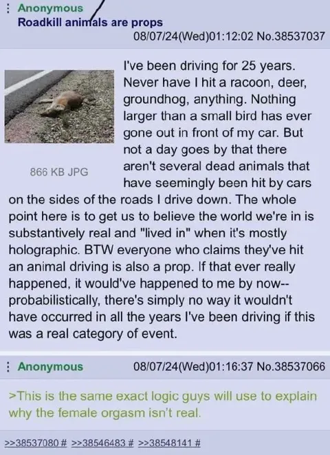 Roadkill Animals Are Props