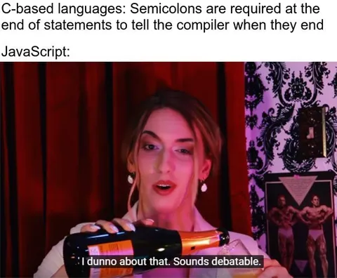 JavaScript Semicolon Debate
