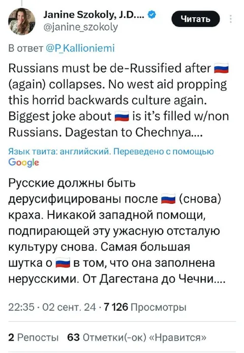 Russians Must Be De-Russified