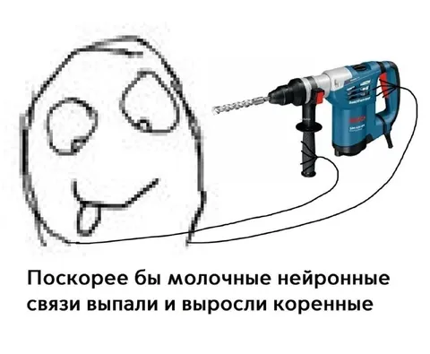 Молочные нейронные связи