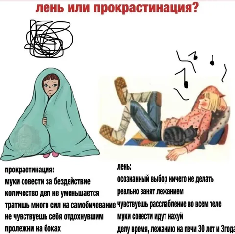 Лень или прокрастинация