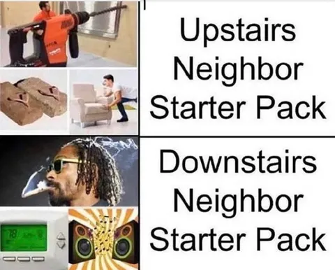 Upstairs and Downstairs Neighbor Starter Packs