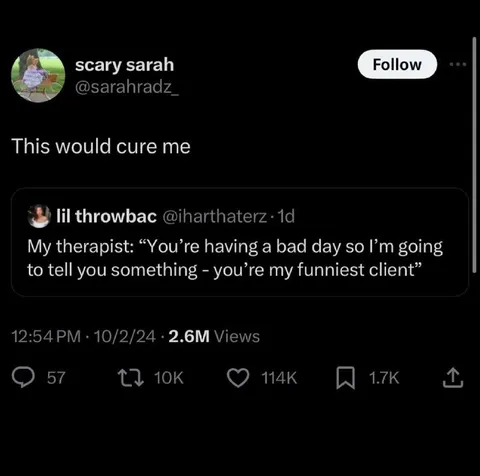 Therapist Calls Me Funny
