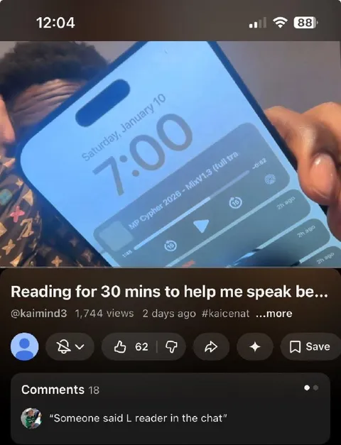 Reading to Speak Better