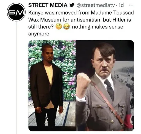 Kanye Removed, Hitler Still There