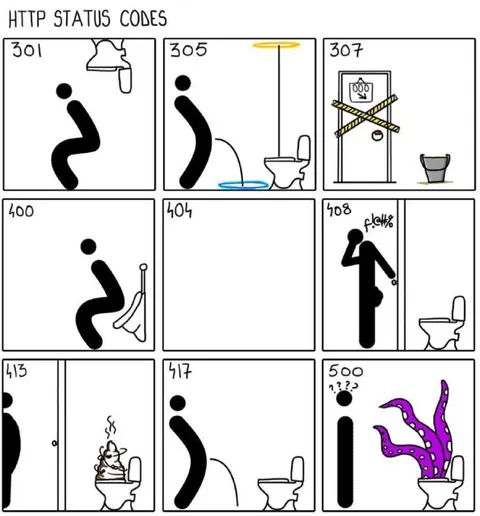 HTTP Status Codes as Bathroom Problems