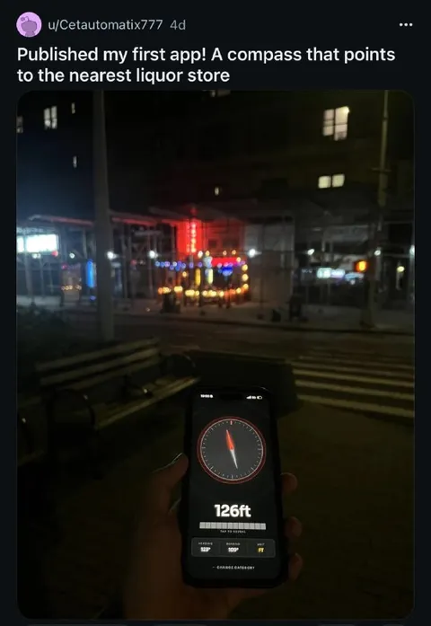 Compass to the Nearest Liquor Store