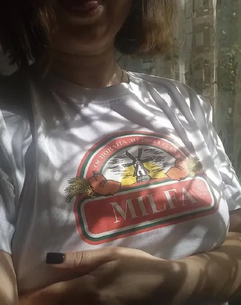 Футболка MILFA с логотипом
