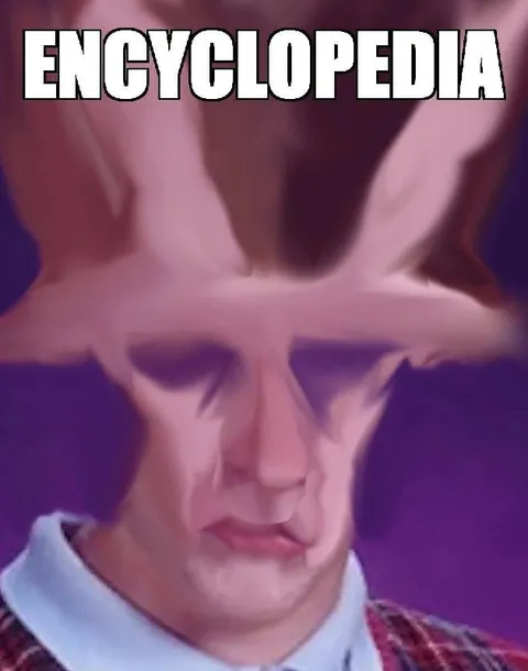 Encyclopedia Guy Thinking