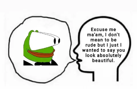 Pepe Compliments a Beautiful Woman