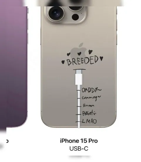 USB-C Breeder iPhone Joke