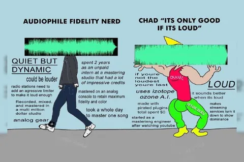 Audiophile Nerd vs Loud Chad
