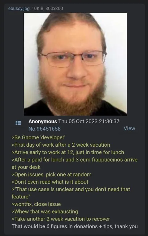 Developer Returns From Vacation