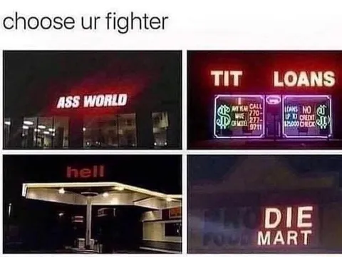 Choose Your Fighter: Bad Businesses
