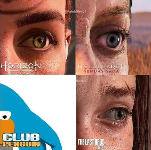 Video Game Eye Comparison