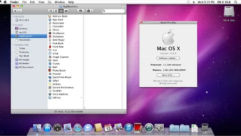 Mac OS X Snow Leopard Screenshot