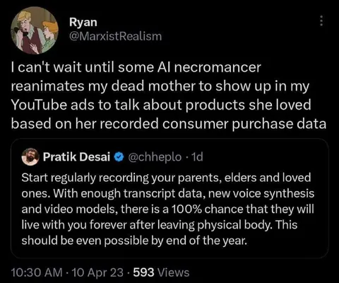 AI Reanimates Your Dead Mother