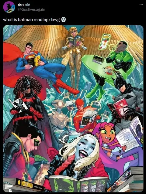 What Is Batman Reading