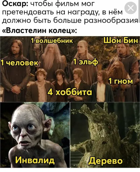 Властелин колец без разнообразия