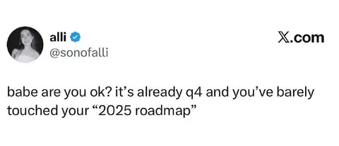 Barely Touched Your Roadmap
