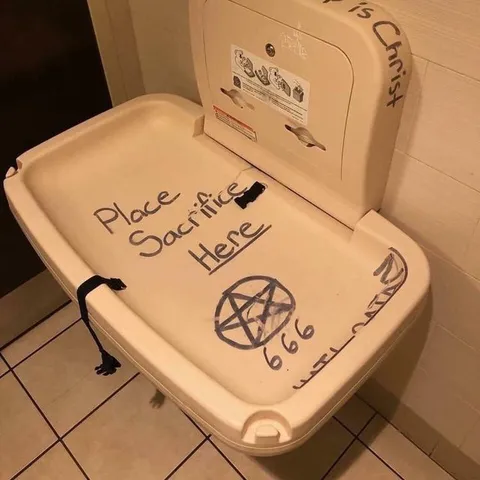 Place Sacrifice Here High Chair