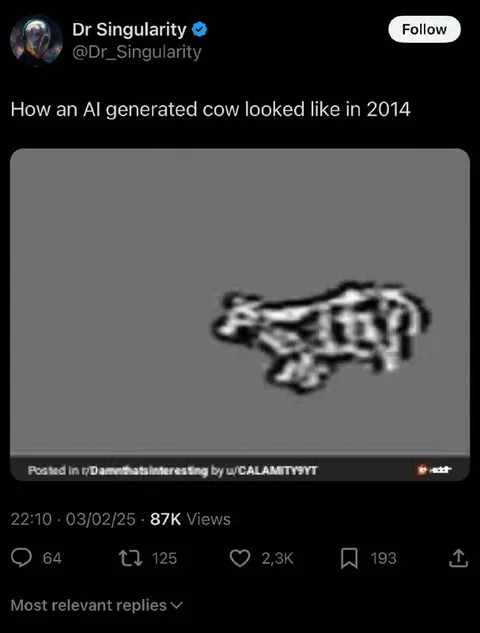 2014 AI-Generated Cow
