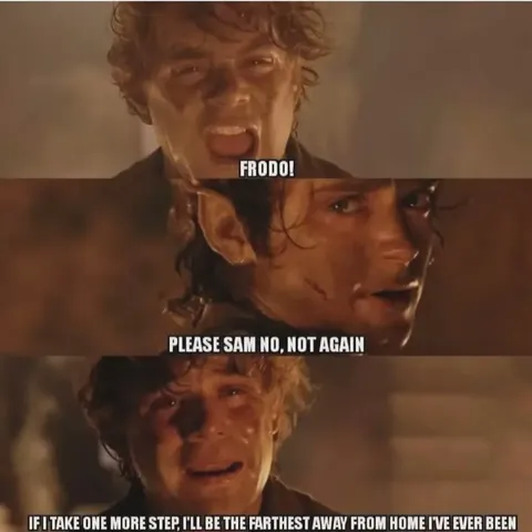 Frodo Takes One More Step