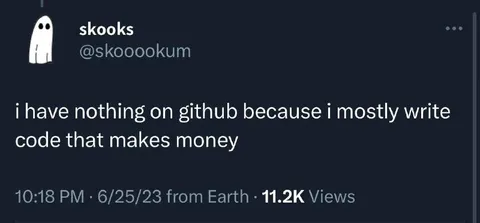 Nothing on GitHub