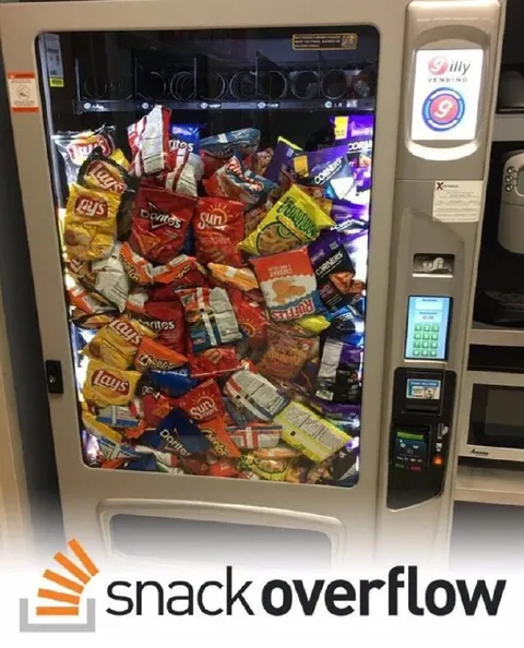 Snack Overflow Vending Machine