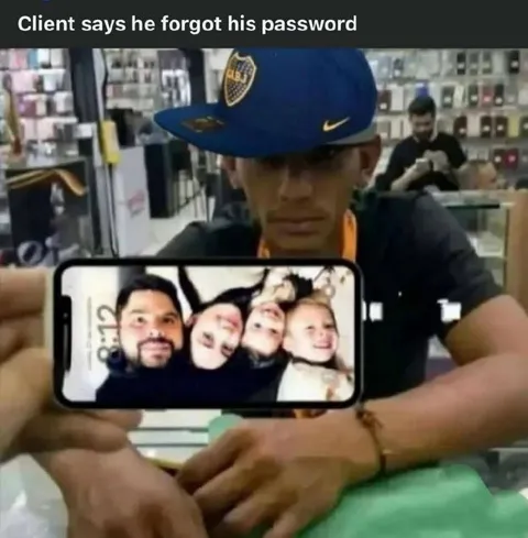 Client Forgot His Password