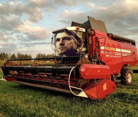 Kurt Cobain Combine Harvester