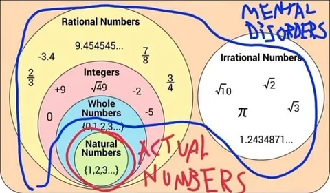 Mental Disorders Are Rational Numbers