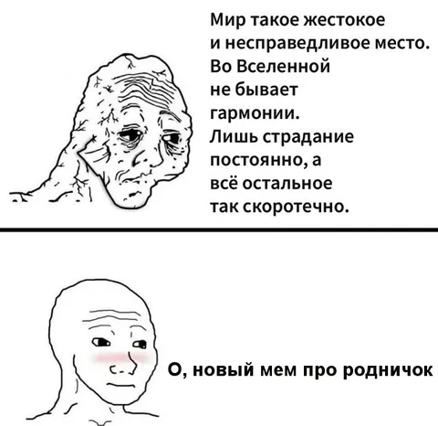 Новый мем про родничок