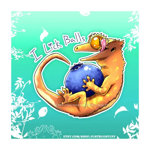 I Lick Balls Lizard