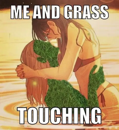Me and Grass Touching