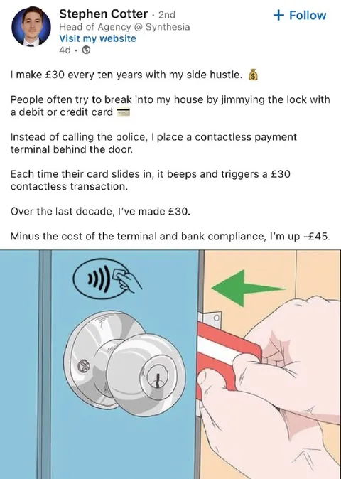 Contactless Payment Door Trap