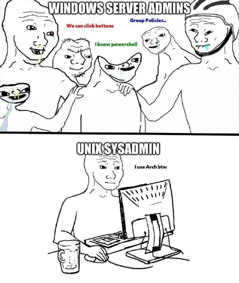 Unix Sysadmin Uses Arch