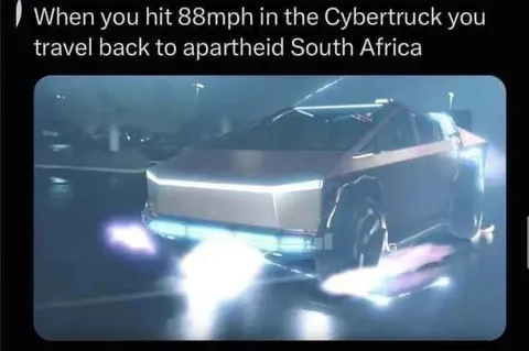 Cybertruck Travels Back in Time