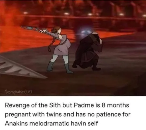 Pregnant Padmé Has No Patience