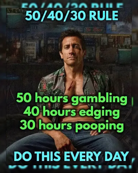 50/40/30 Rule Every Day