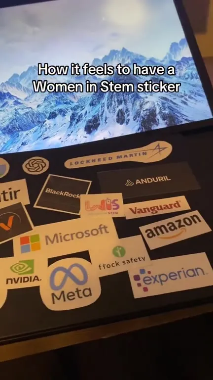 Women in STEM Sticker Flex