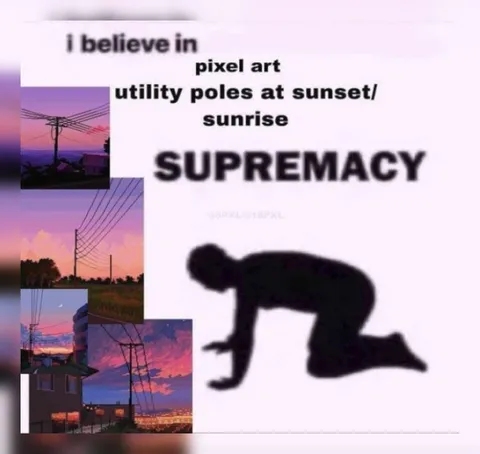 Utility Pole Pixel Art Supremacy