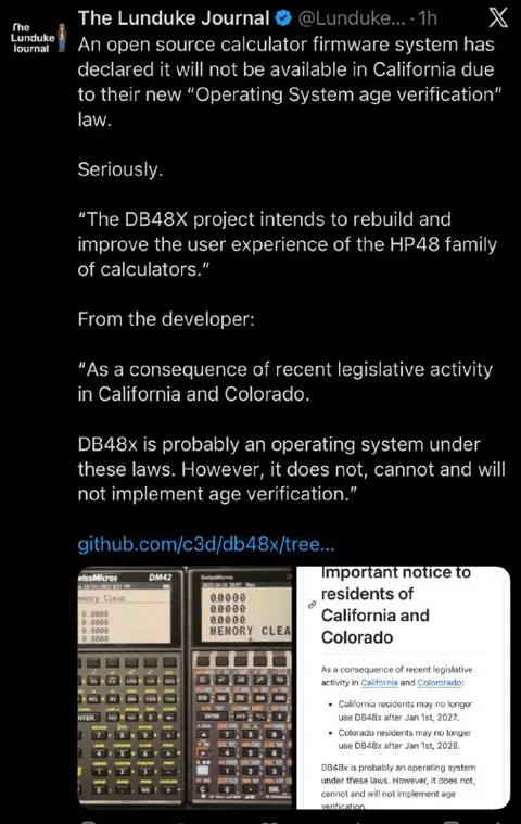 DB48X Age Verification Notice