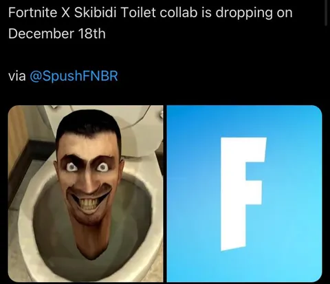 Fortnite Skibidi Toilet Collab