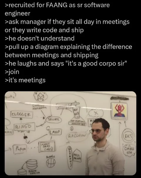 Meetings Are Shipping Code