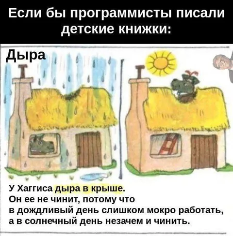 Программистская дыра в крыше