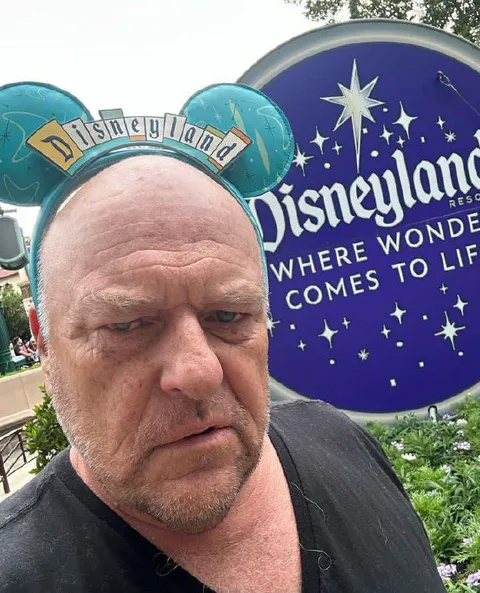 Grumpy Man at Disneyland
