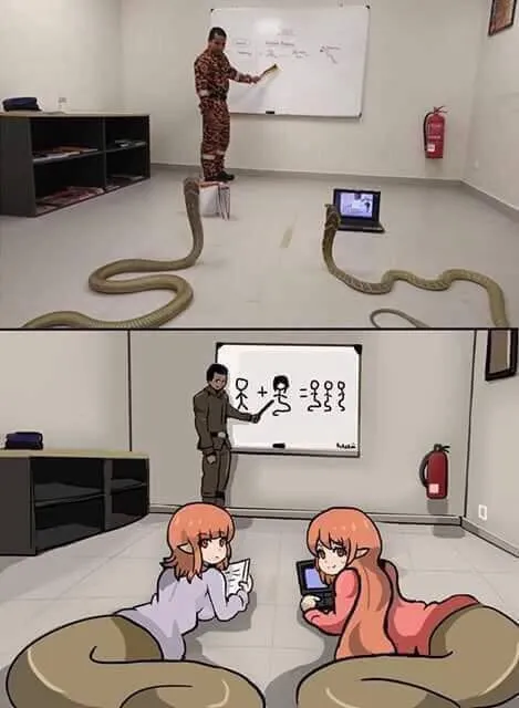 Змеи на уроке